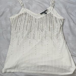 rhinestone tank top in mint condition-worn 2x’s